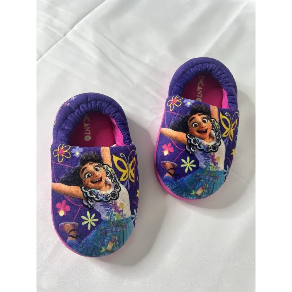 Disney Encanto Mirabel Dual‎ Sizes Slippers Toddler Little Kids Girls Size 11/12